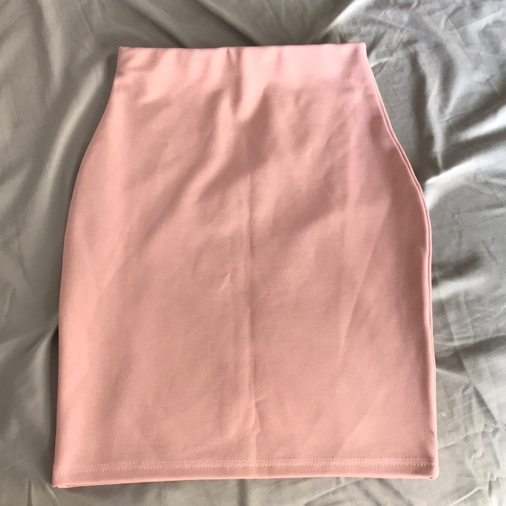 Light pink skirt